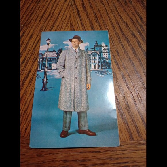 Wexler's Men's Coats Clipper Craft Clothes Ad Postcard - Picture 1 of 4